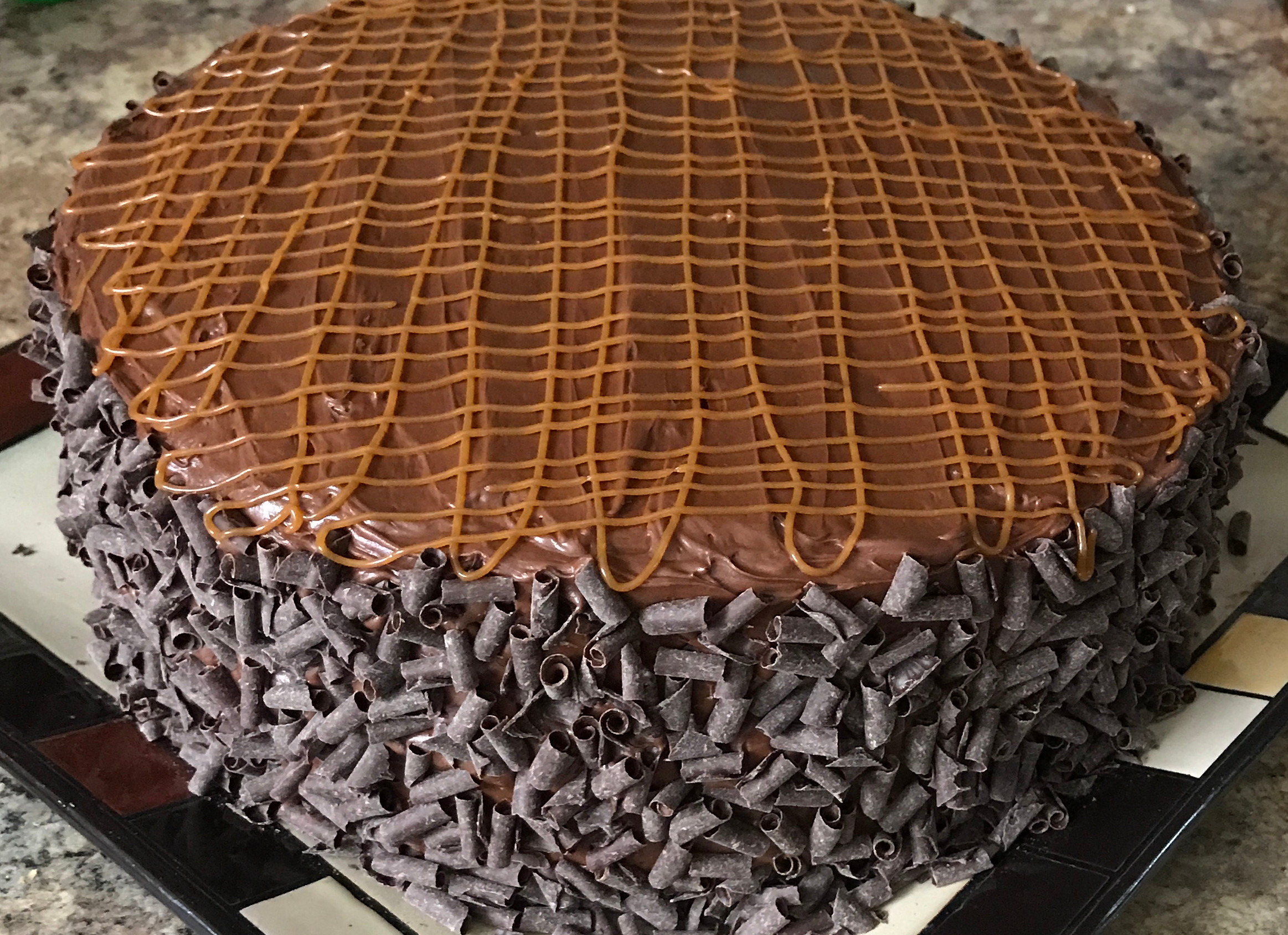 Caramel Chocolate Cake